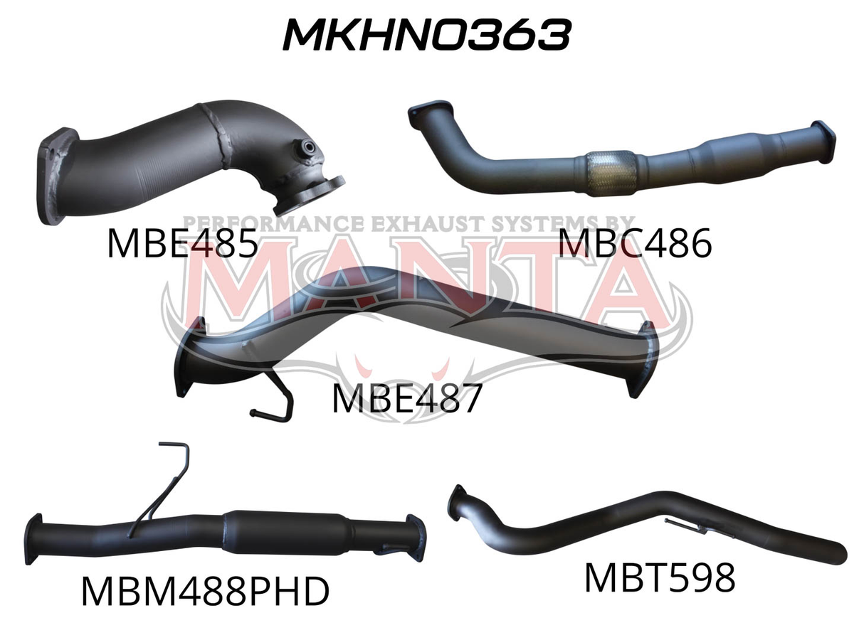 Manta Holden Rodeo Ra 3.0L Common Rail (Factory Styleside, Short Wheelbase) January 2007 – July 2008 – Manta product image 10