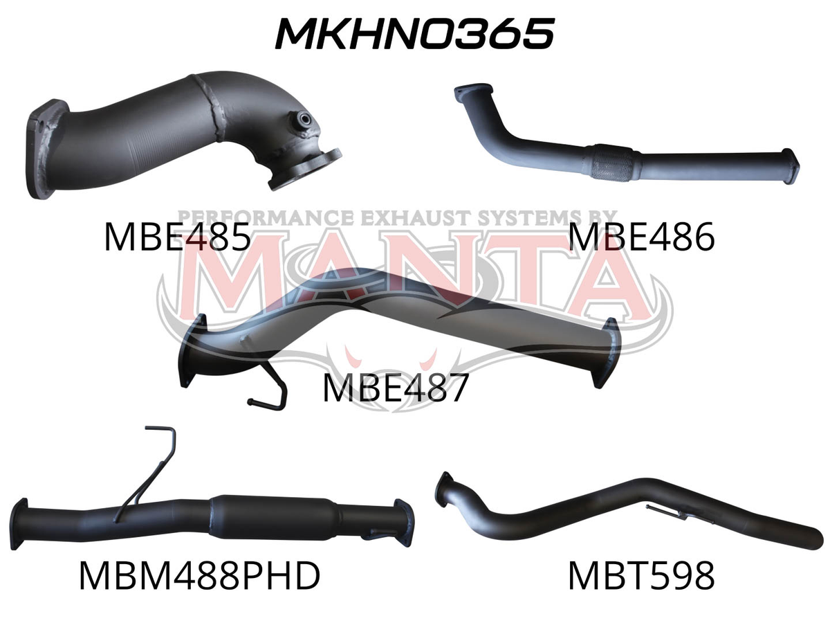 Manta Holden Rodeo Ra 3.0L Common Rail (Factory Styleside, Short Wheelbase) January 2007 – July 2008 – Manta product image 12