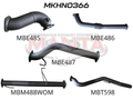 Manta Holden Rodeo Ra 3.0L Common Rail (Factory Styleside, Short Wheelbase) January 2007 – July 2008 – Manta product image 13