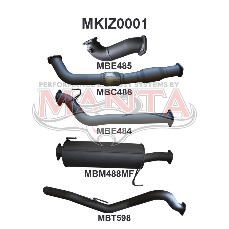 Manta Isuzu Dmax 3.0L 4JJ1TC (Cab Chassis, Long Wheelbase) July 2008 – July 2010 – Manta product image 5