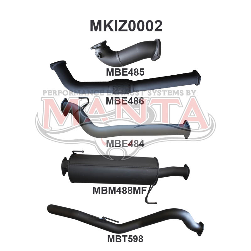 Manta Isuzu Dmax 3.0L 4JJ1TC (Cab Chassis, Long Wheelbase) July 2008 – July 2010 – Manta product image 6