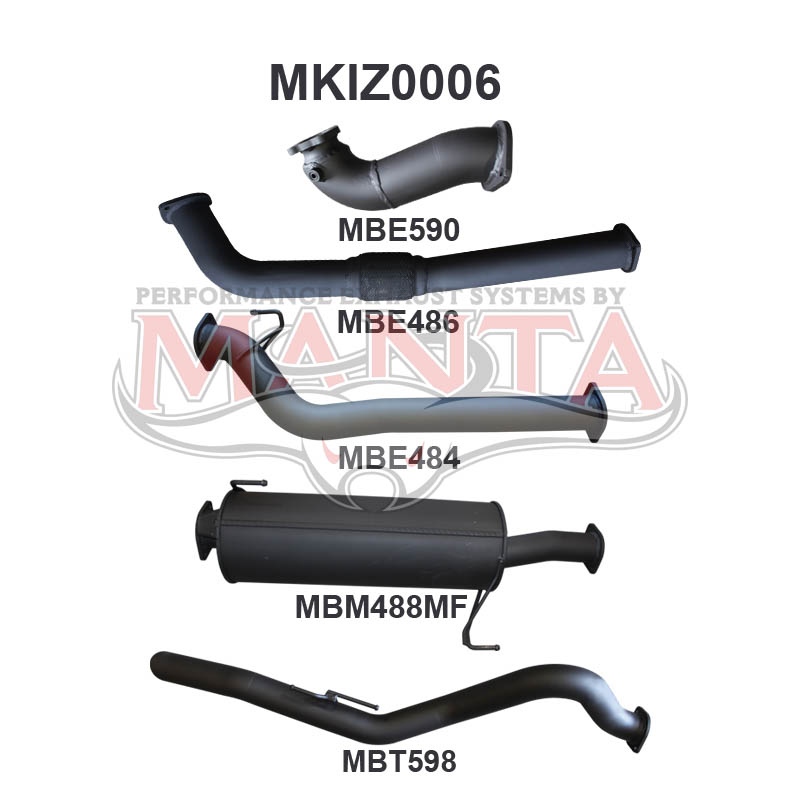 Manta Isuzu Dmax 3.0L 4JJ1TC (Cab Chassis, Long Wheelbase) August 2010 – May 2012 – Manta product image 5