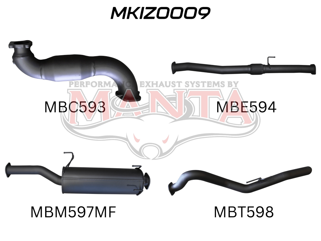 Manta Isuzu Dmax 3.0L CRD June 2012 – 2017 (No DPF) – Manta product image 4
