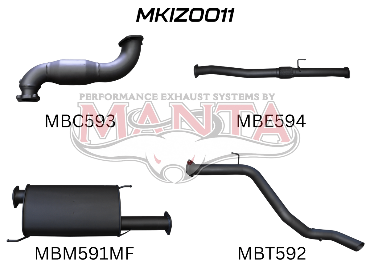 Manta Isuzu Mu-X 3.0L CRD Nov 2013 – Jan 2017 (No DPF) – Manta product image 7