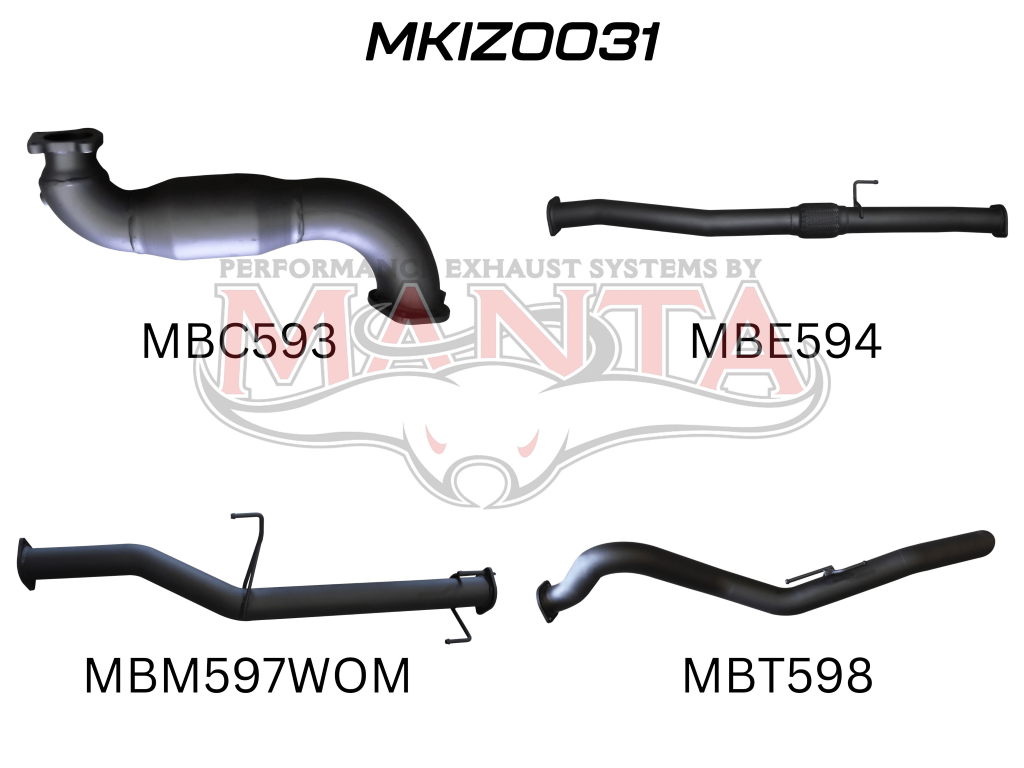 Manta Isuzu Dmax 3.0L CRD June 2012 – 2017 (No DPF) – Manta product image 9