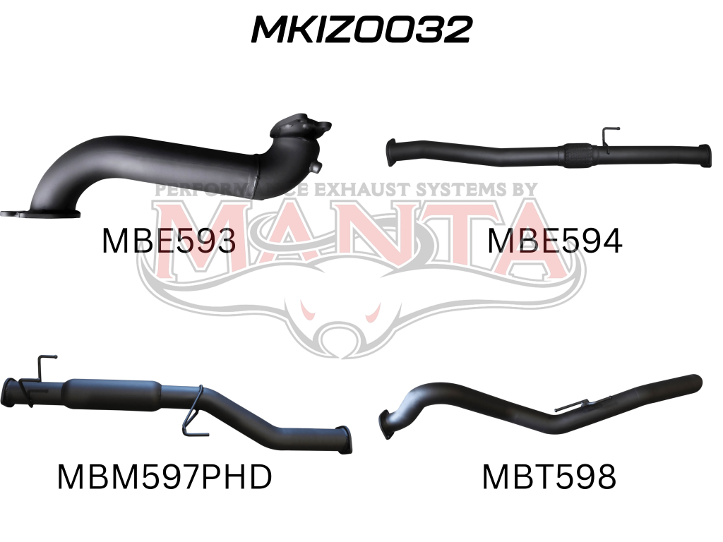 Manta Isuzu Dmax 3.0L CRD June 2012 – 2017 (No DPF) – Manta product image 10