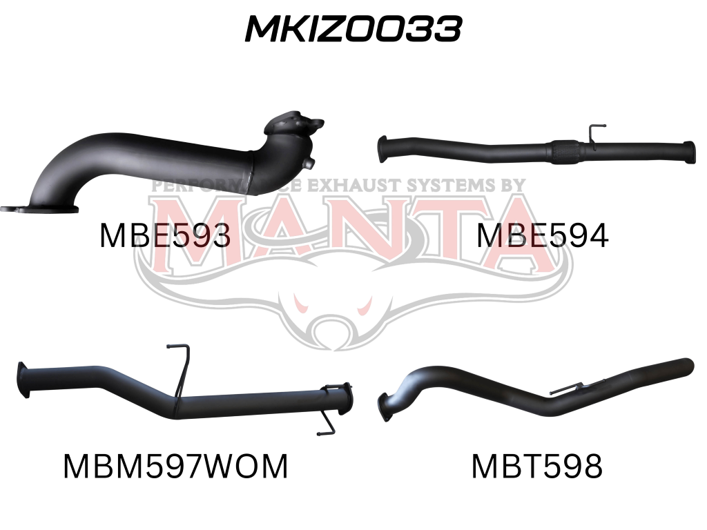 Manta Isuzu Dmax 3.0L CRD June 2012 – 2017 (No DPF) – Manta product image 11