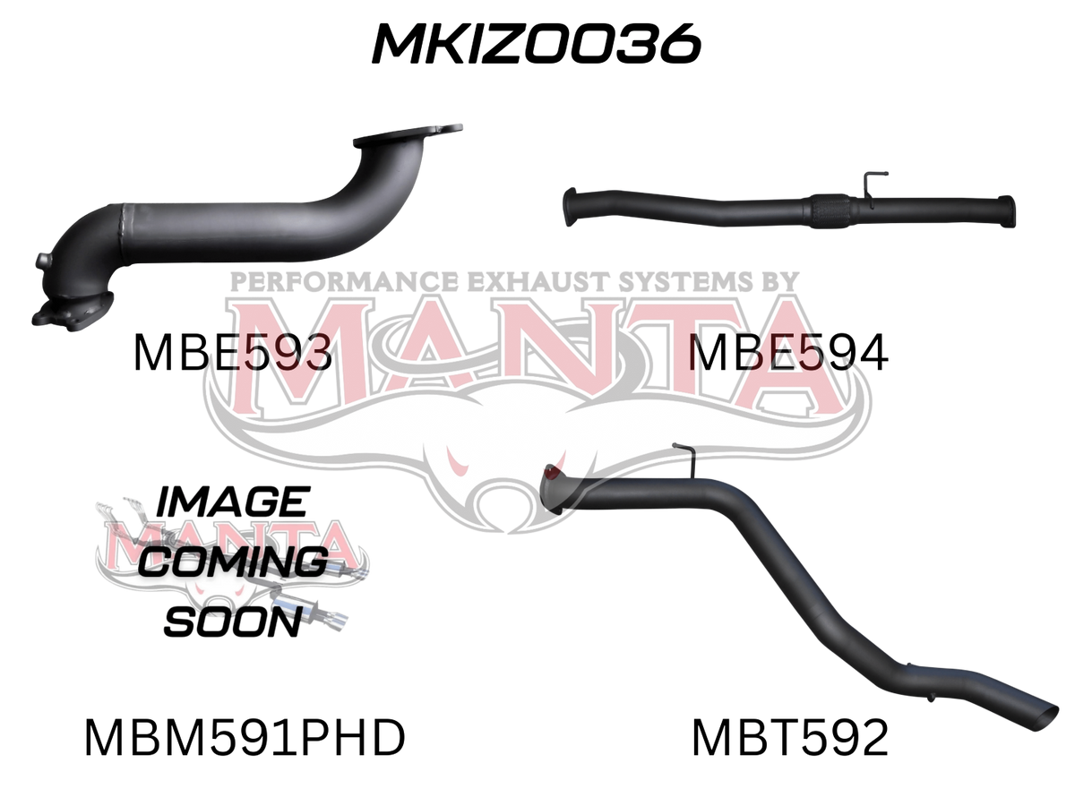 Manta Isuzu Mu-X 3.0L CRD Nov 2013 – Jan 2017 (No DPF) – Manta product image 11