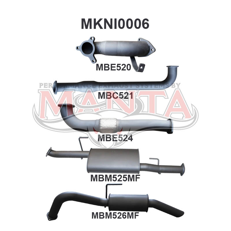 Manta Nissan Navara D40 2.5L Turbo Diesel Manual 2005 – March 2007 – Manta product image 4
