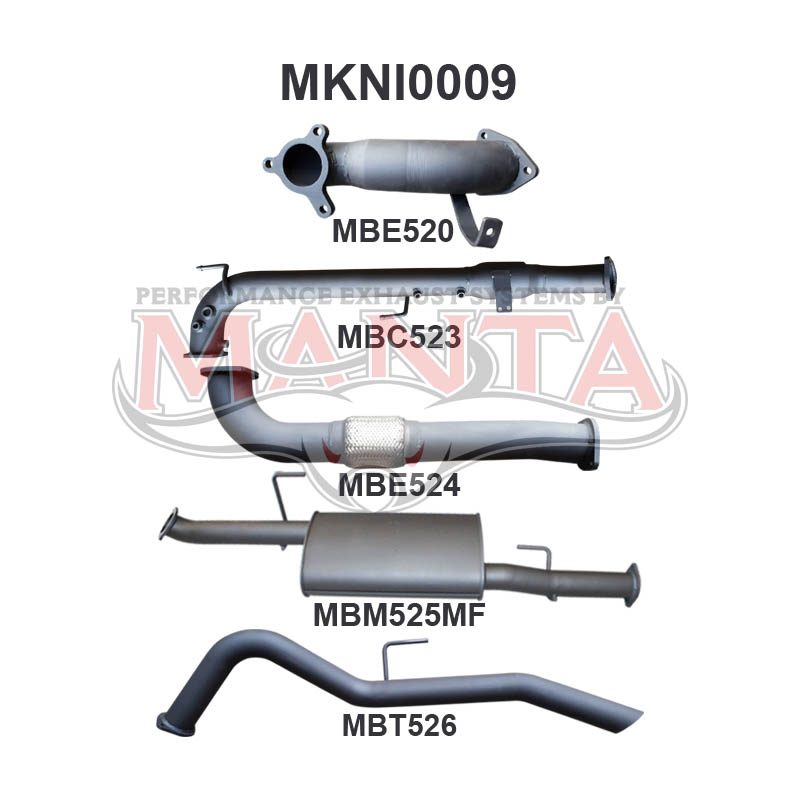 Manta Nissan Navara D40 2.5L Turbo Diesel Automatic (With DPF) 2005 – March 2007 – Manta product image 5