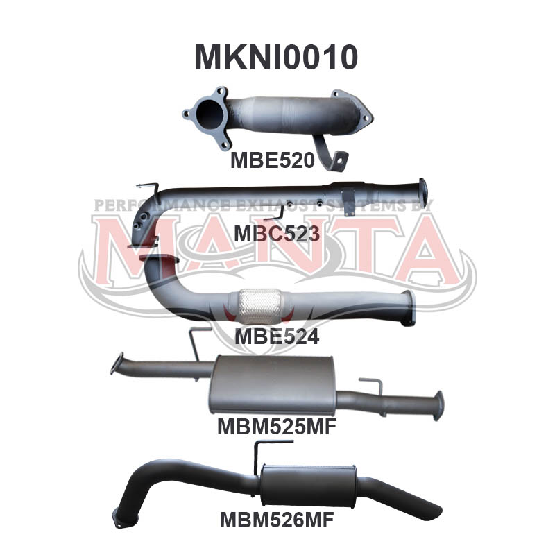 Manta Nissan Navara D40 2.5L Turbo Diesel Automatic (With DPF) 2005 – March 2007 – Manta product image 6