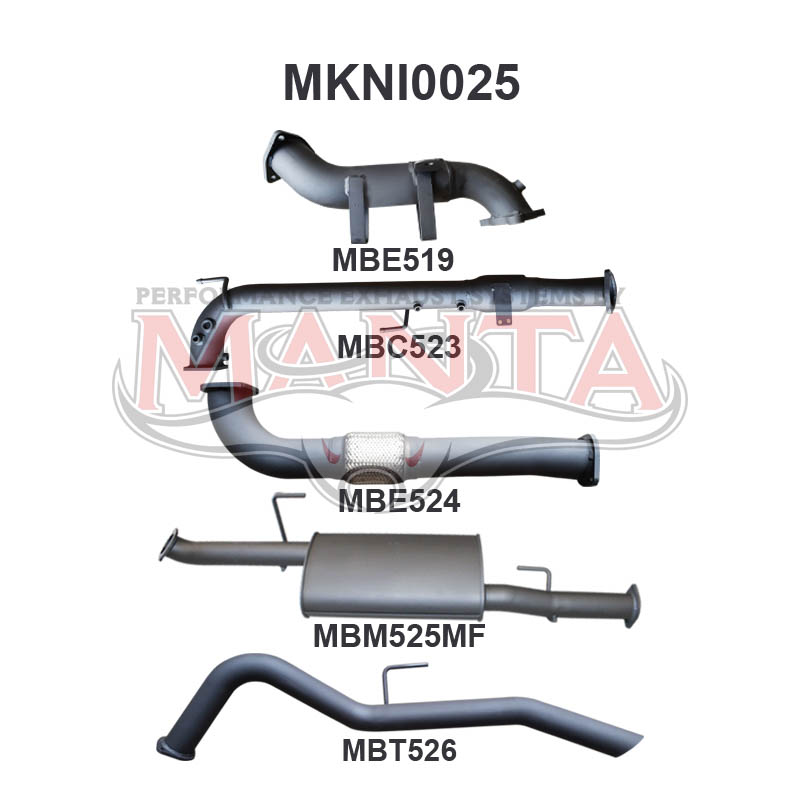 Manta Nissan Navara D40 2.5L Turbo Diesel Spanish Built Automatic (With DPF) April 2007 – 2015 – Manta product image 5