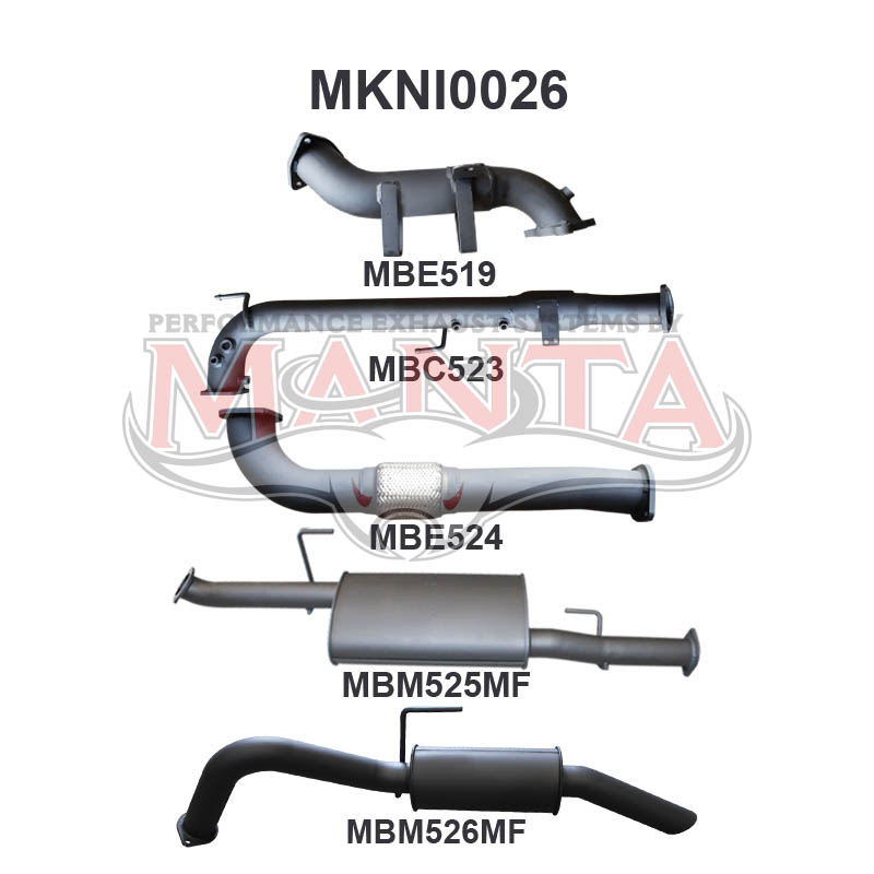 Manta Nissan Navara D40 2.5L Turbo Diesel Spanish Built Automatic (With DPF) April 2007 – 2015 – Manta product image 6