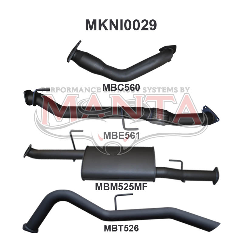 Manta Nissan Navara D40 3.0L V6 Turbo Diesel Automatic 2011 Onwards – Manta product image 9