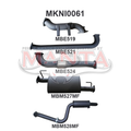 Manta Nissan Pathfinder R51 2.5L Turbo Diesel Spanish Built Manual & Auto (No DPF) April 2007 – 2013 – Manta product image 5