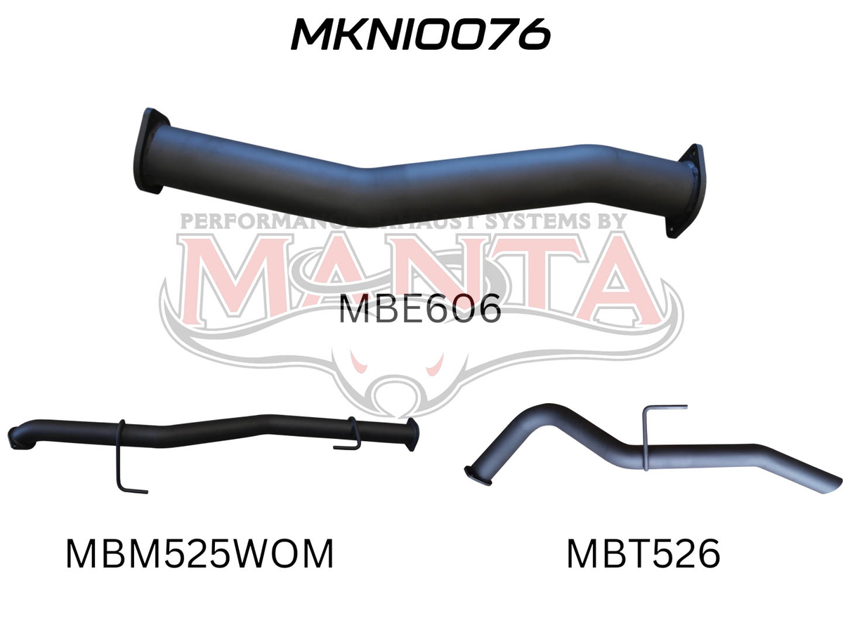 Manta Nissan Navara D23 NP300 2.3L Turbo Diesel (With DPF) 2015 On – Manta product image 2