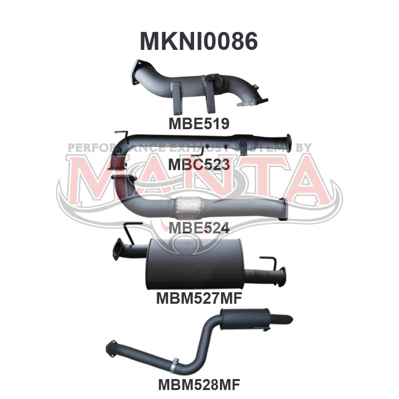 Manta Nissan Pathfinder R51 2.5L Turbo Diesel Spanish Built Automatic (With DPF) April 2007 – 2013 – Manta product image 4