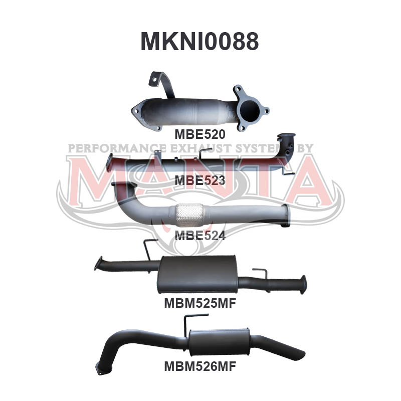 Manta Nissan Navara D40 2.5L Turbo Diesel Automatic (With DPF) 2005 – March 2007 – Manta product image 7
