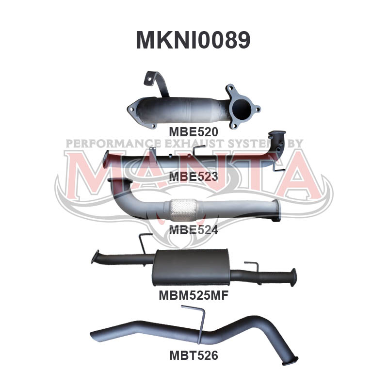 Manta Nissan Navara D40 2.5L Turbo Diesel Automatic (With DPF) 2005 – March 2007 – Manta product image 8