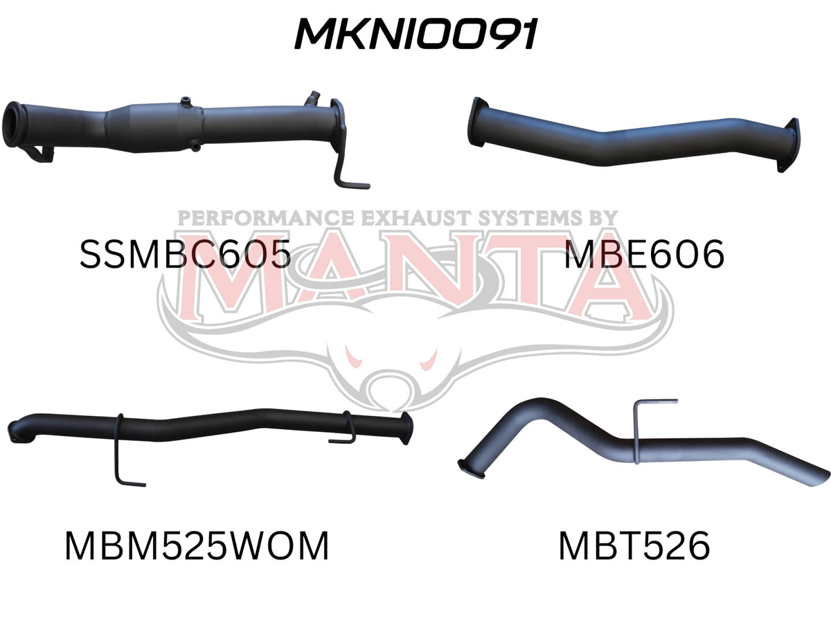 Manta Nissan Navara D23 NP300 2.3L Turbo Diesel (With DPF) 2015 On – Manta product image 8