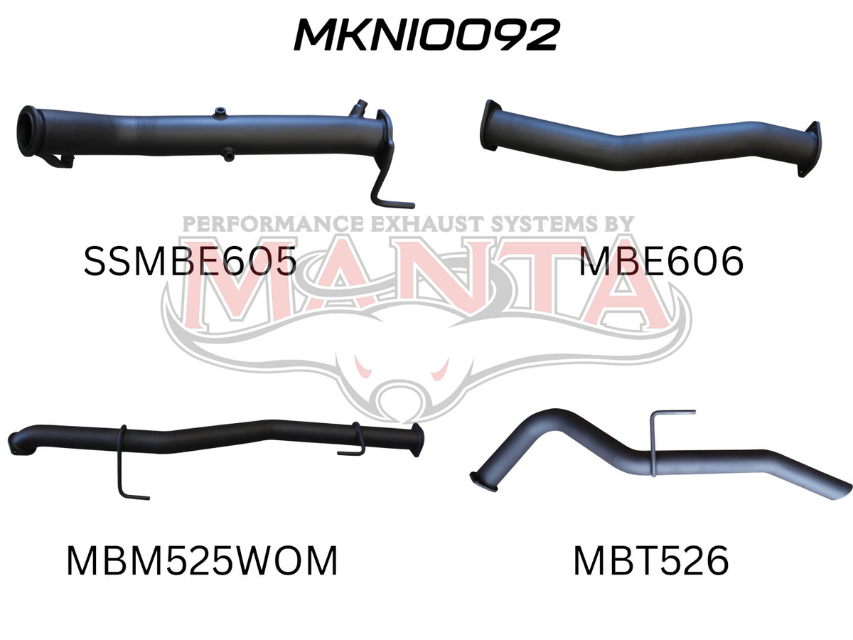 Manta Nissan Navara D23 NP300 2.3L Turbo Diesel (With DPF) 2015 On – Manta product image 14