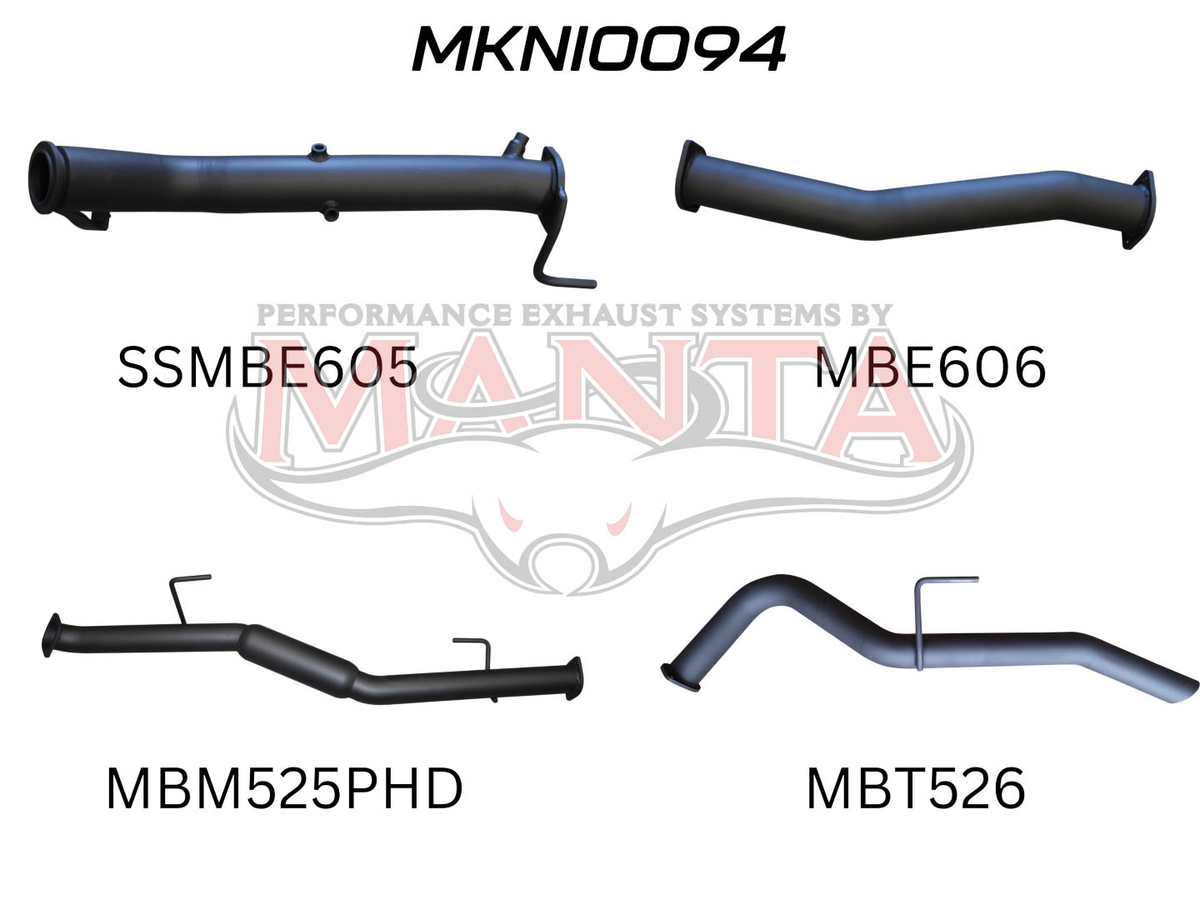 Manta Nissan Navara D23 NP300 2.3L Turbo Diesel (With DPF) 2015 On – Manta product image 12