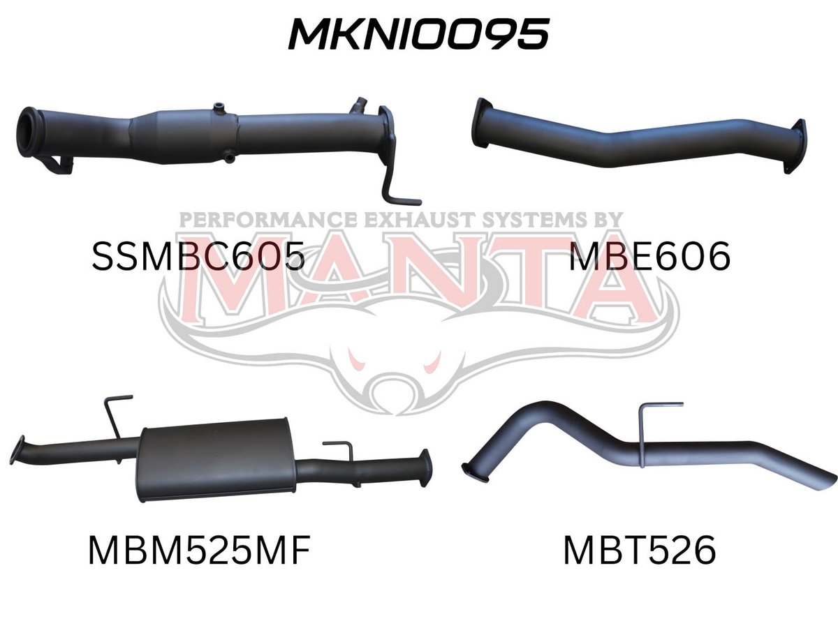 Manta Nissan Navara D23 NP300 2.3L Turbo Diesel (With DPF) 2015 On – Manta product image 4