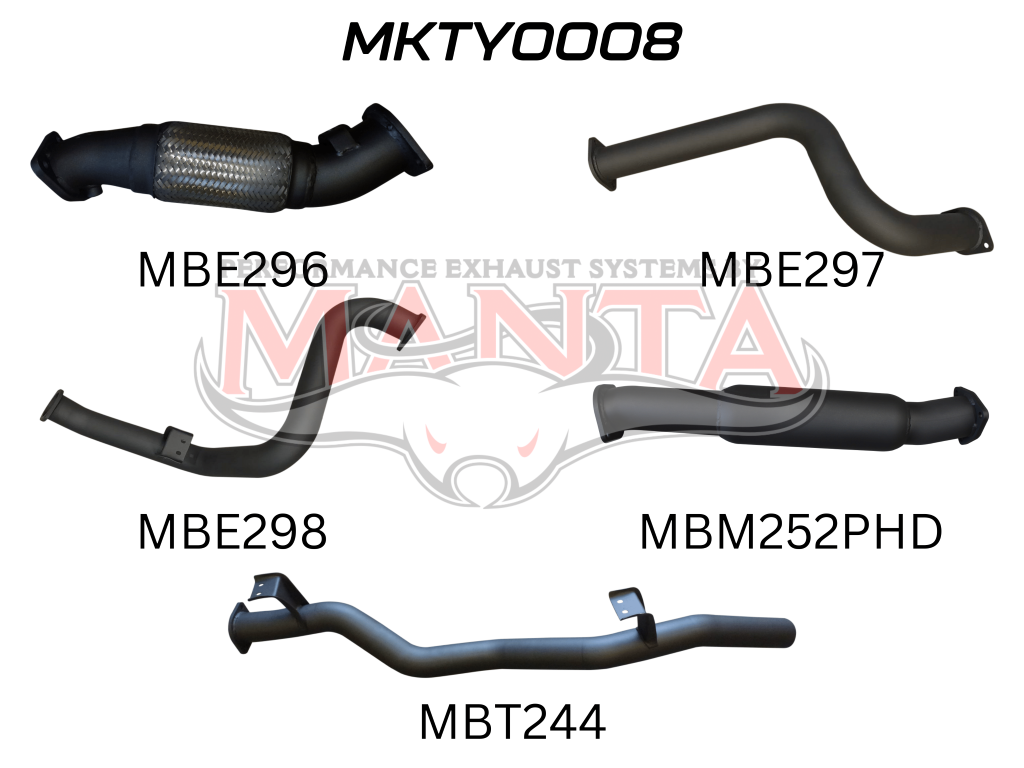 Manta Toyota Landcruiser VDJ79 4.5L V8 Turbo Diesel Single Cab UTE 2007 - 2016 (Without DPF) – Manta product image 13