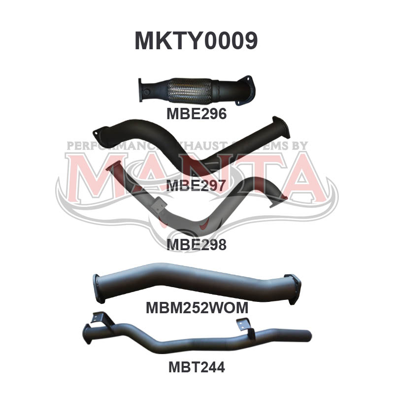 Manta Toyota Landcruiser VDJ79 4.5L V8 Turbo Diesel Single Cab UTE 2007 - 2016 (Without DPF) – Manta product image 18