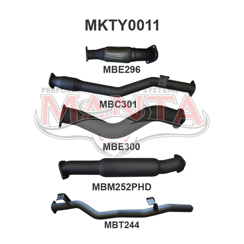 Manta Toyota Landcruiser VDJ79 Dual Cab 4.5L 1VD V8 Turbo Diesel UTE 2012 - 2016 – Manta product image 9