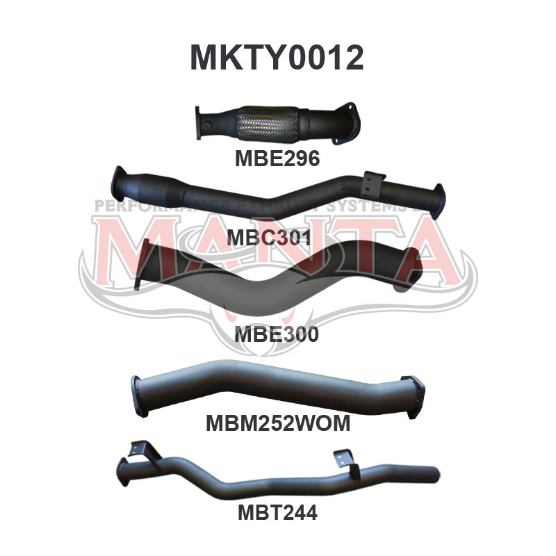 Manta Toyota Landcruiser VDJ79 Dual Cab 4.5L 1VD V8 Turbo Diesel UTE 2012 - 2016 – Manta product image 10