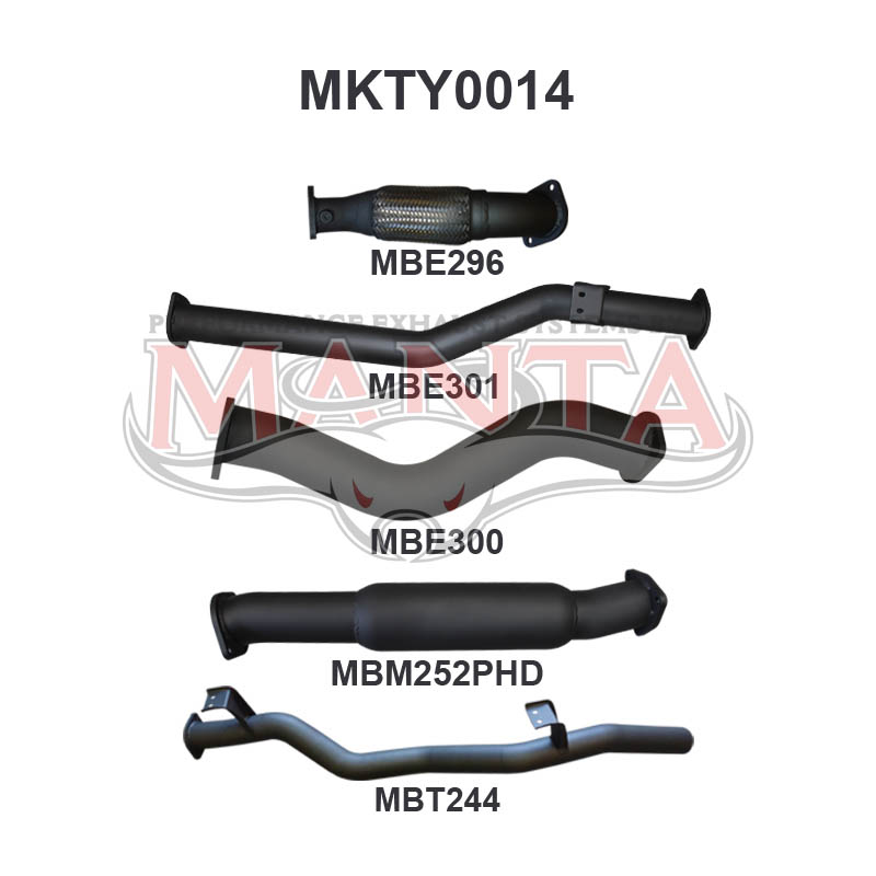 Manta Toyota Landcruiser VDJ79 Dual Cab 4.5L 1VD V8 Turbo Diesel UTE 2012 - 2016 – Manta product image 12