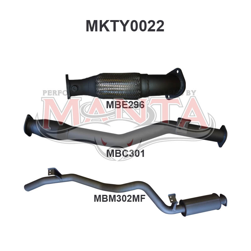 Manta Toyota Landcruiser VDJ76 4.5L 1VD V8 Turbo Diesel Wagon 2007 - 2016 – Manta product image 5