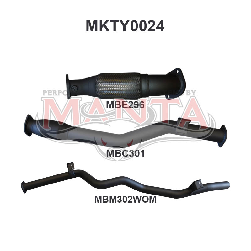 Manta Toyota Landcruiser VDJ76 4.5L 1VD V8 Turbo Diesel Wagon 2007 - 2016 – Manta product image 7