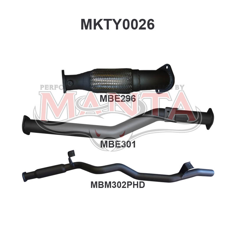 Manta Toyota Landcruiser VDJ76 4.5L 1VD V8 Turbo Diesel Wagon 2007 - 2016 – Manta product image 9