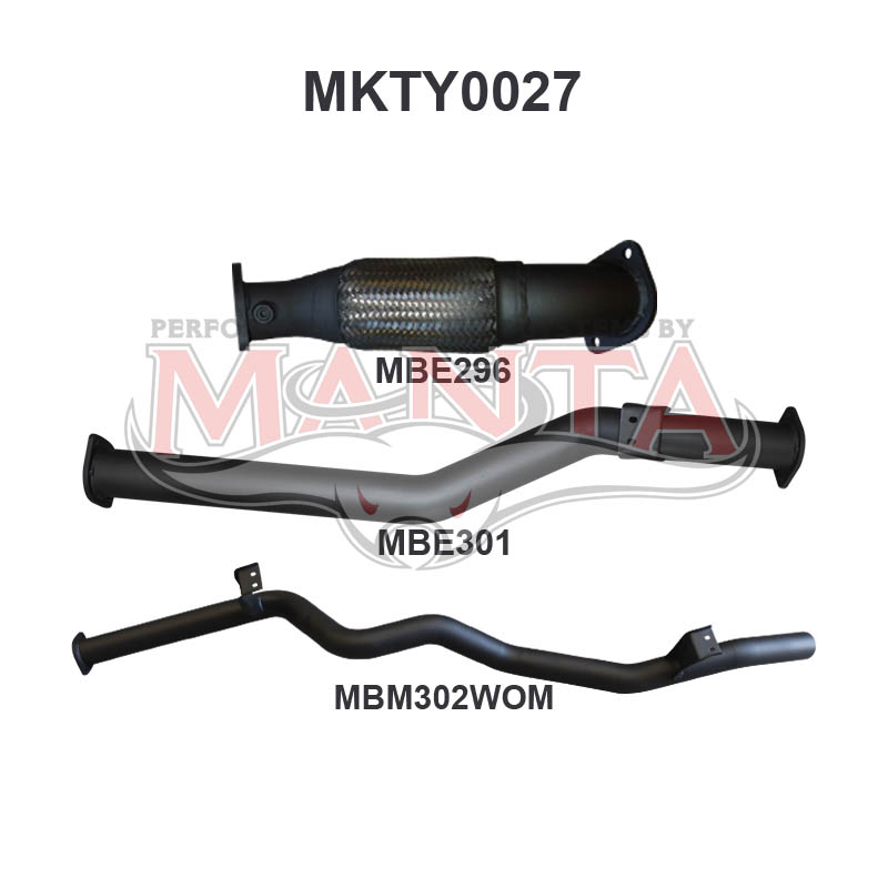 Manta Toyota Landcruiser VDJ76 4.5L 1VD V8 Turbo Diesel Wagon 2007 - 2016 – Manta product image 10