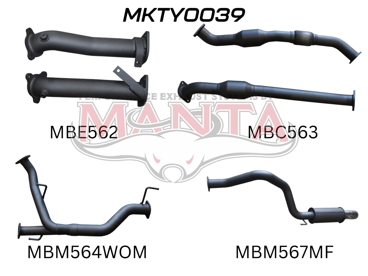 Manta Toyota Landcruiser VDJ200 4.5L V8 Twin Turbo Diesel Wagon 2007 – 2015 – Manta product image 9