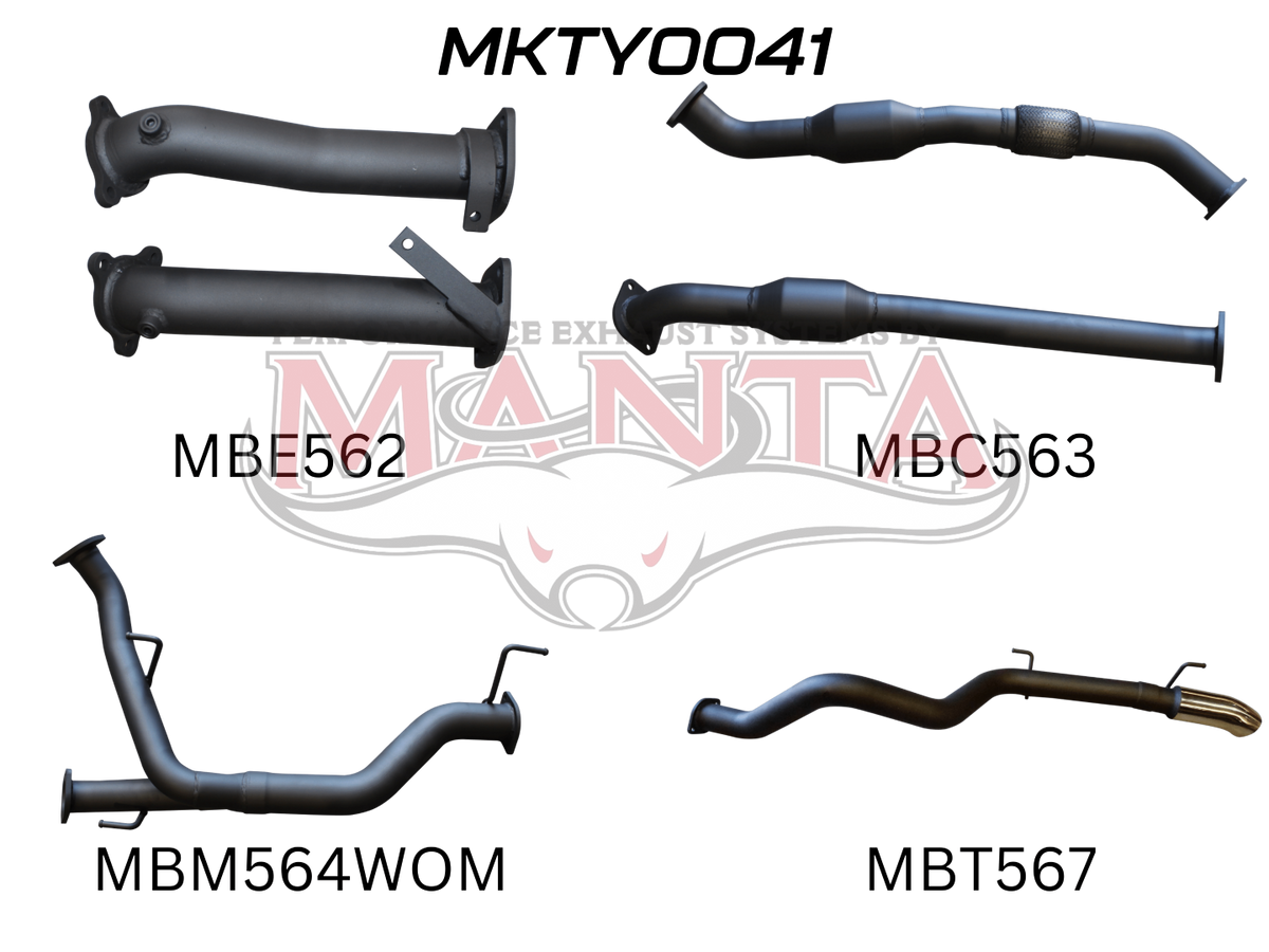 Manta Toyota Landcruiser VDJ200 4.5L V8 Twin Turbo Diesel Wagon 2007 – 2015 – Manta product image 10