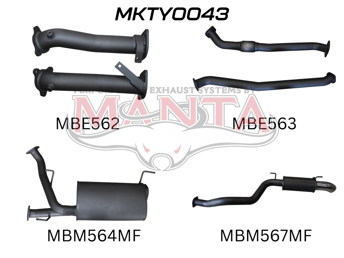 Manta Toyota Landcruiser VDJ200 4.5L V8 Twin Turbo Diesel Wagon 2007 – 2015 – Manta product image 11