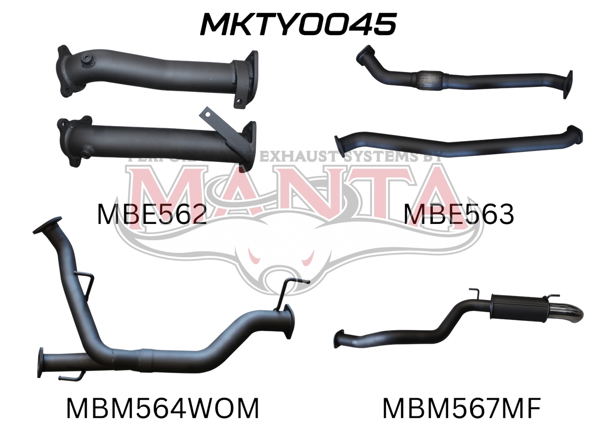 Manta Toyota Landcruiser VDJ200 4.5L V8 Twin Turbo Diesel Wagon 2007 – 2015 – Manta product image 12
