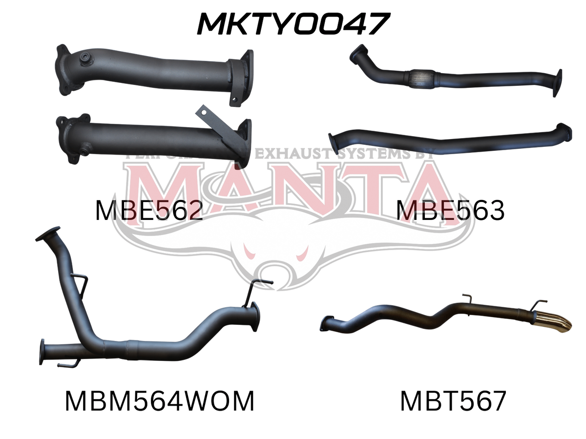 Manta Toyota Landcruiser VDJ200 4.5L V8 Twin Turbo Diesel Wagon 2007 – 2015 – Manta product image 13