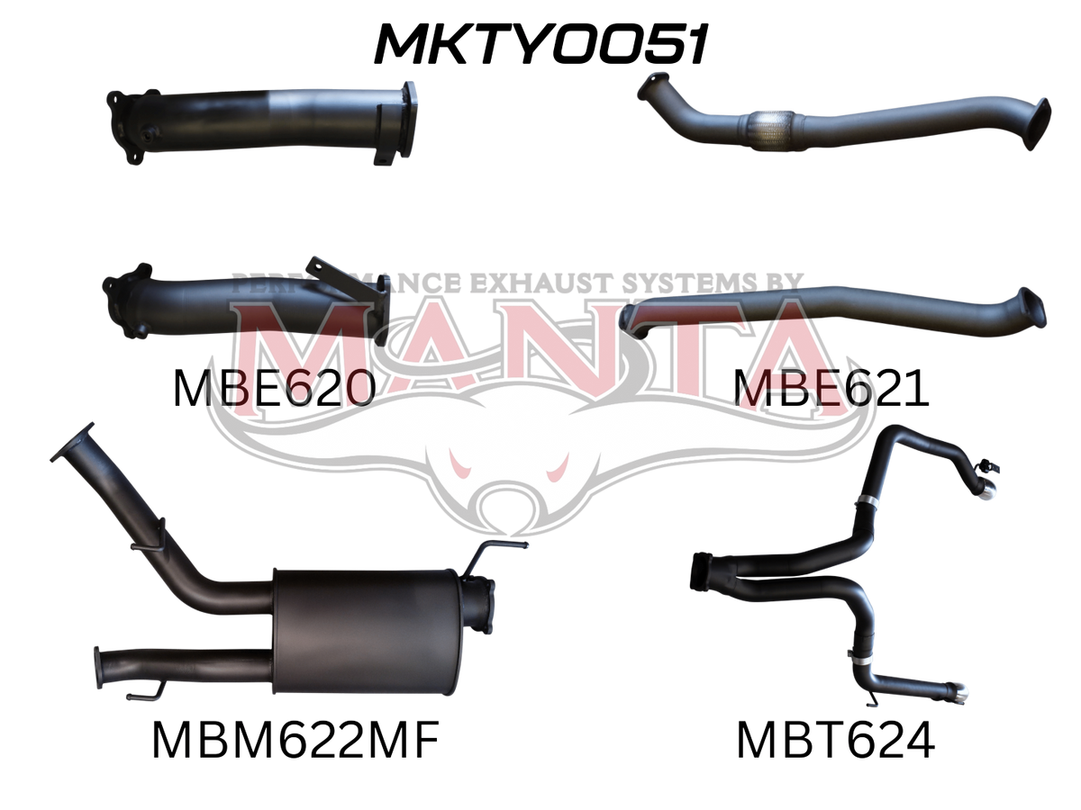 Manta Toyota Landcruiser VDJ200 4.5L V8 Twin Turbo Diesel Wagon 2007 – 2015 – Manta product image 18
