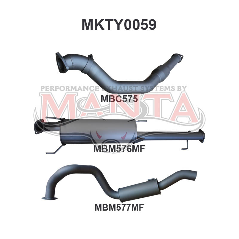 Manta Toyota Prado KDJ120R, KDJ150R 3.0L Turbo Diesel September 2007 – September 2015 – Manta product image 12