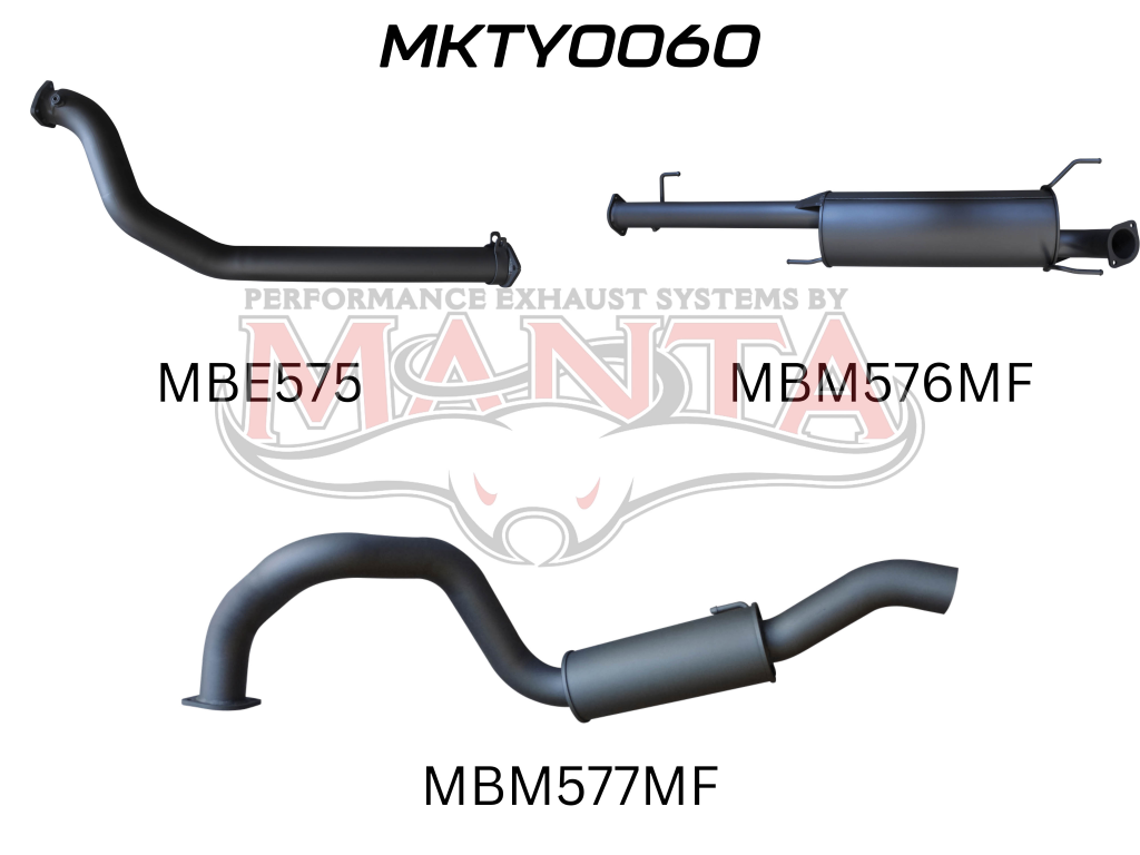 Manta Toyota Prado KDJ120R, KDJ150R 3.0L Turbo Diesel September 2007 – September 2015 – Manta product image 14