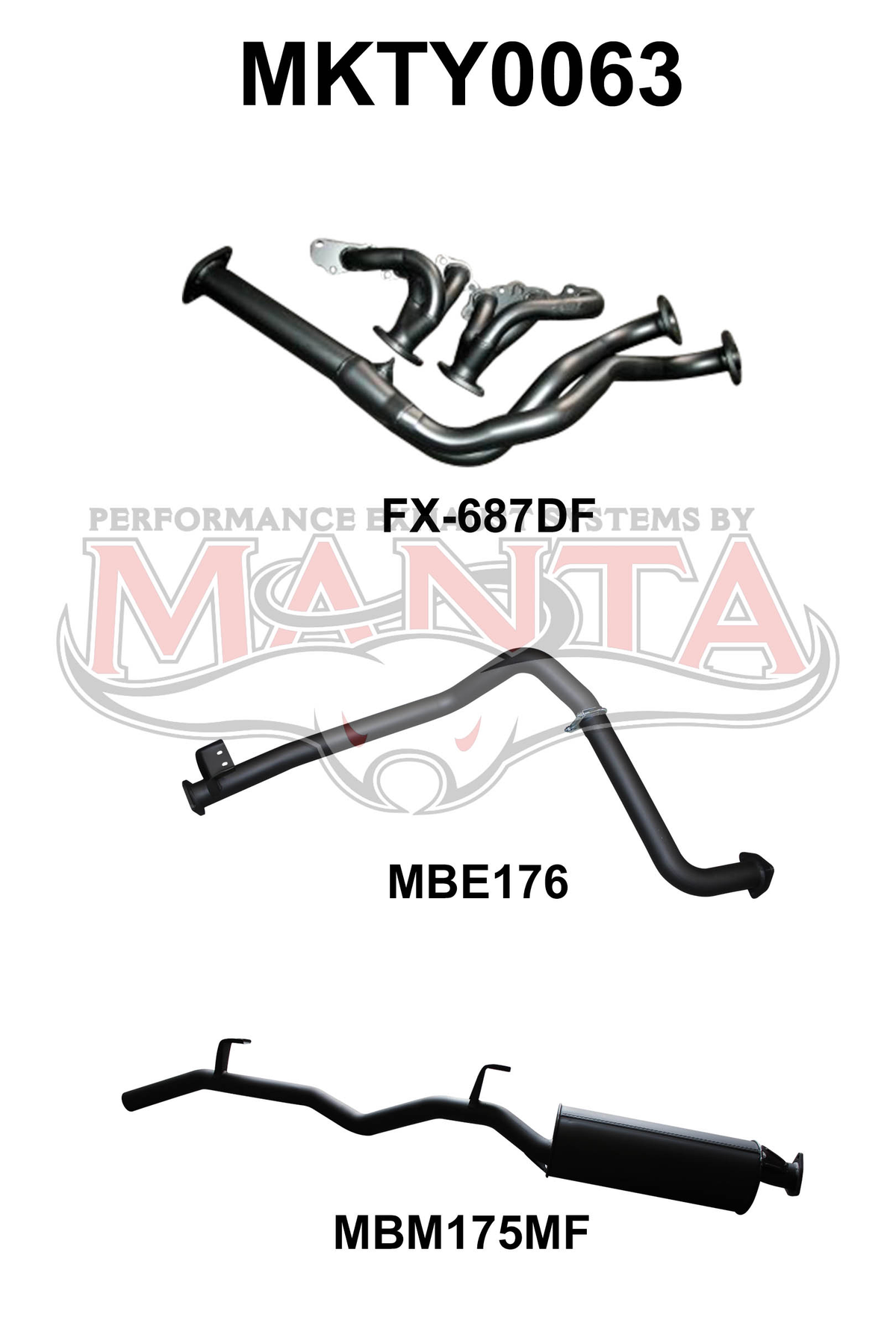 Manta Toyota Landcruiser FZJ75, FZJ78 4.5L 1FZ Petrol UTE & Troop Carrier – Manta product image 5