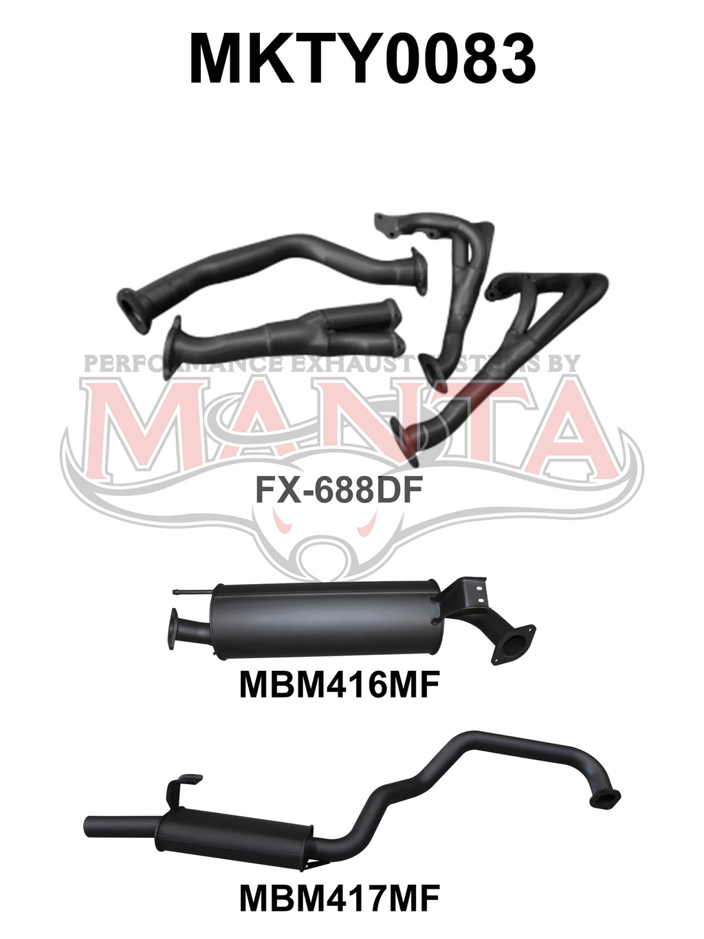 Manta Toyota Landcruiser FZJ105 4.5L 1FZ Petrol Wagon – Manta product image 8