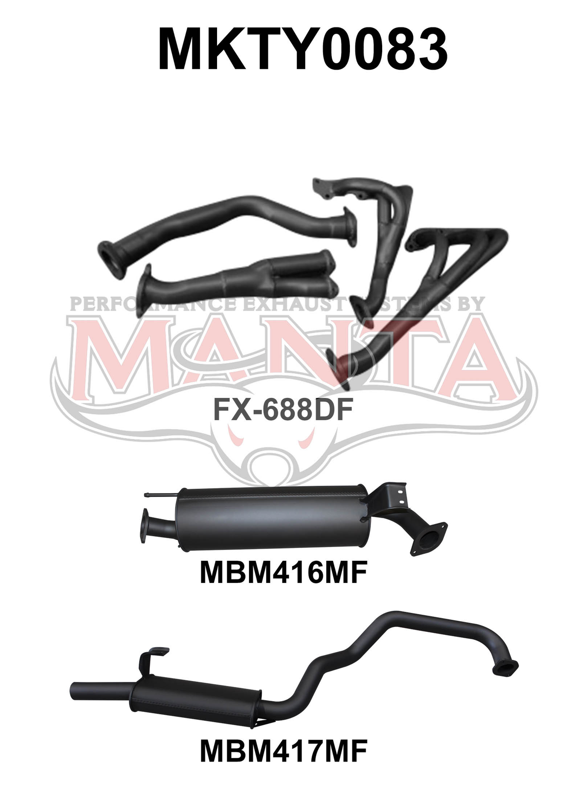 Manta Toyota Landcruiser FZJ105 4.5L 1FZ Petrol Wagon – Manta product image 8