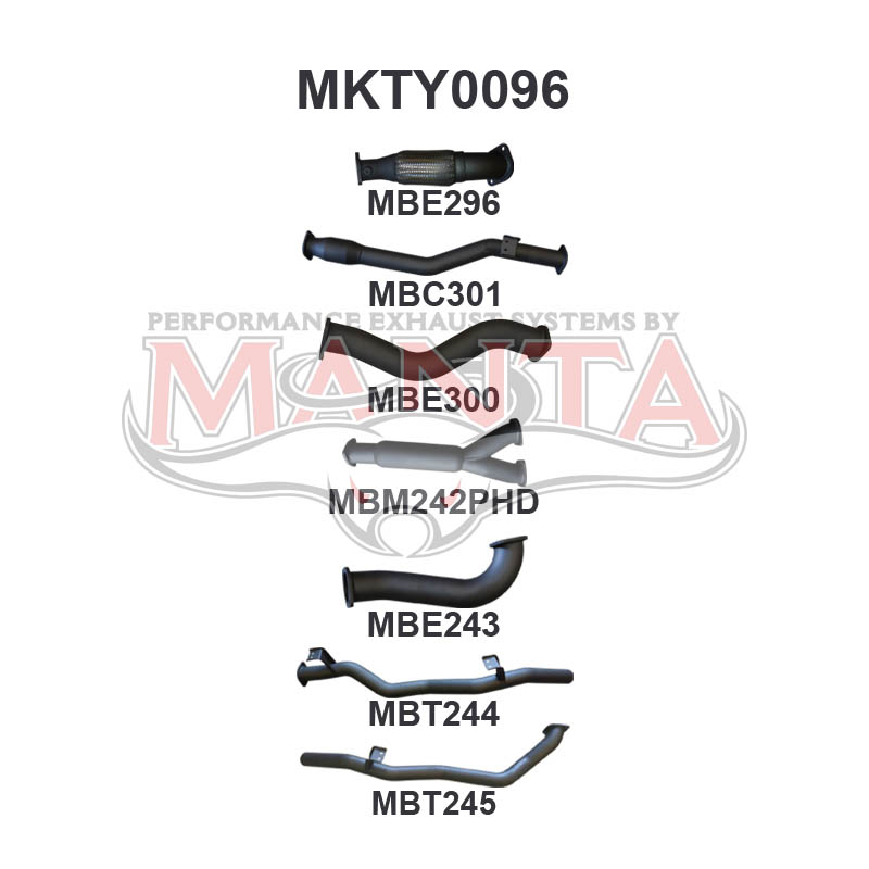 Manta Toyota Landcruiser VDJ79 Dual Cab 4.5L 1VD V8 Turbo Diesel UTE 2012 - 2016 – Manta product image 14