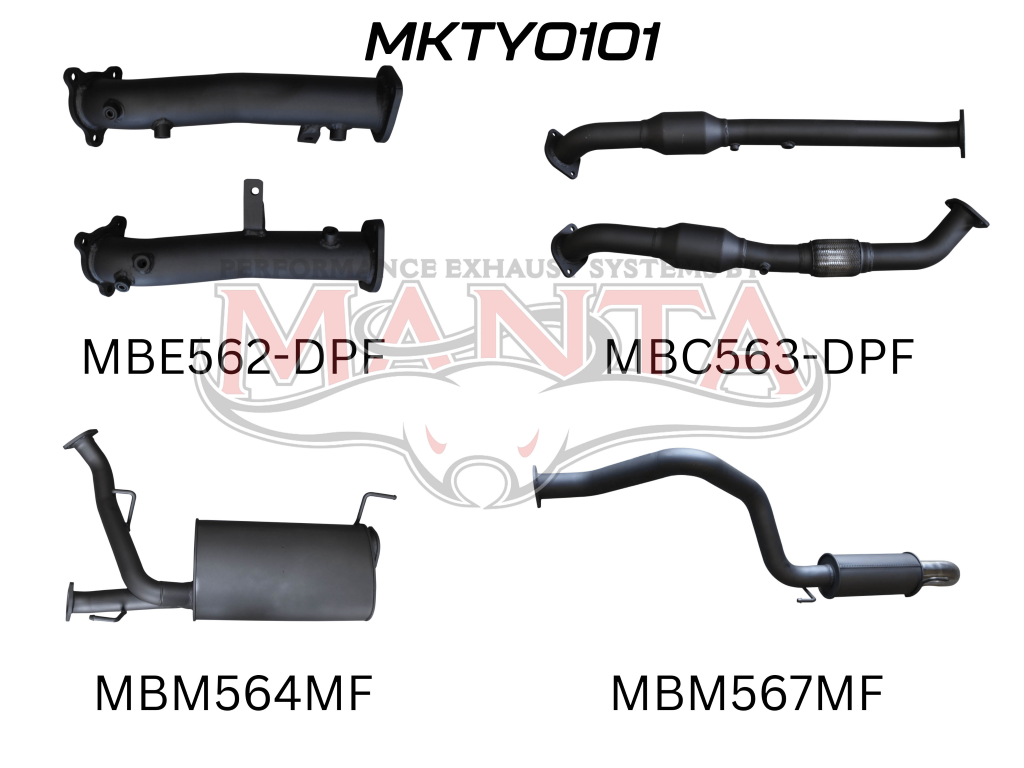 Manta Toyota Landcruiser VDJ200 4.5L V8 Twin Turbo Diesel Wagon (With DPF) 2015 Onwards – Manta product image 38