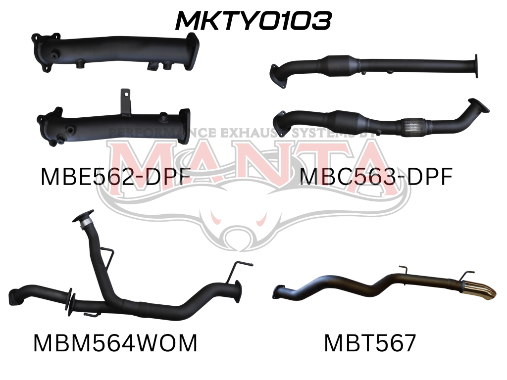Manta Toyota Landcruiser VDJ200 4.5L V8 Twin Turbo Diesel Wagon (With DPF) 2015 Onwards – Manta product image 32